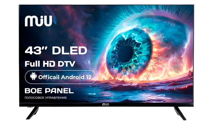 Умный телевизор MIU H43ASP100SV