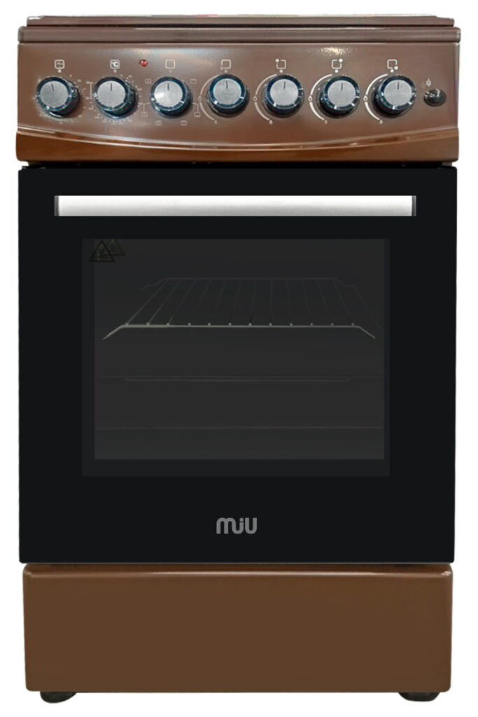 Комбинированная плита MIU Harisma 516S коричневая